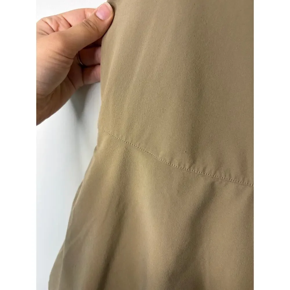 Athleta Girl School Day Khaki Beige Uniform Dress Size XS 6 (flaw)